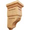Ekena Millwork 6"W x 6 3/4"D x 12"H Large Reyes Wood Corbel, Red Oak CORW06X06X12RYRO - alternate 1